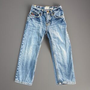 Vintage OshKosh B’gosh Boys Jeans Sz 4 Classic 1985 Stitch Adjustable Waist